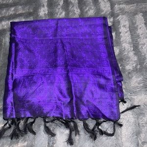 Purple Silk scarf